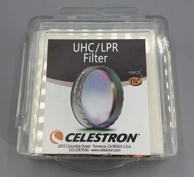 Celestron 94123 UHC/LPR 1.25" Filter - New Open Box - Image 1 of 4
