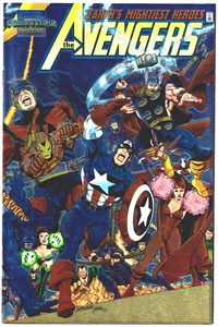 MARVEL COLLECTIBLE CLASSICS AVENGERS #1 CHROM CHROM CHROM VARIANTE NM+ GEORGE PEREZ - Bild 1 von 2