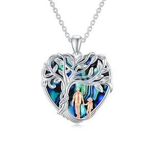 Valentines Day Gifts for Daughter S925 Sterling Silver Tree of Life Father Daugh - Picture 1 of 12