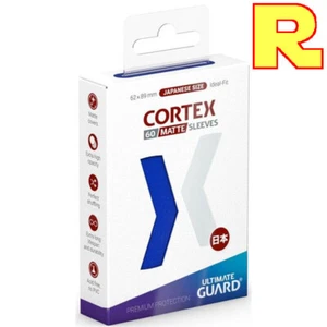 60 Sleeves Ultimate Guard Cortex ® 62X89 Japanese Size (YUGIOH) ® Matte Blue - Picture 1 of 2