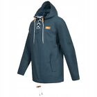 Puma Men's FAB! Lace Up Hooded, Snap Pockets Pullover Jacket in Spruce Blue  S
