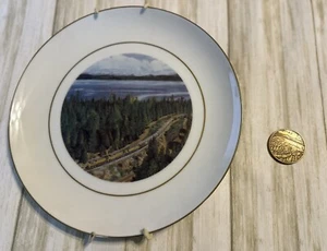 Union Pacific Railroad Safety Award Plate & Coin Rhonda Hamn Northern Grandeur - Bild 1 von 4