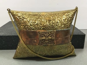 Borsetta da sera vintage in ottone da collezione - Foto 1 di 7