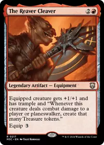 MTG Magic 1x The Reaver Cleaver RIPPLE FOIL (M/NM) Commander Modern Horizon 3 - Photo 1 sur 1