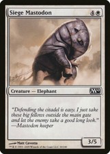 FOIL Siege Mastodon | MtG Magic Magic 2010 (M10) | English | Near Mint