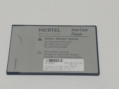 Northern Telecom Nortel StarTalk Flash Voicemail Feature Cartridge VER 1.7.0 - Image 1 of 3