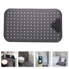Grey Rug Shower Foot Scrubber Silicone Feet Cleaner Mat Non Skid Grey Rugs