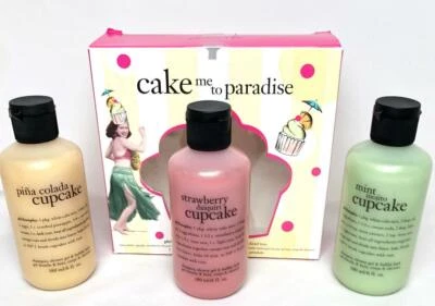 Philosophy Cake MeTo Paradise Mojito Fresa Daiquiri Piña Cupcake Gel de Ducha Foto 1 de 2