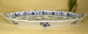 HUTSCHENREUTHER Maria Theresia ZWIEBELMUSTER - 1 ovale Platte mit Handhaben 44 c - Bild 1 von 2