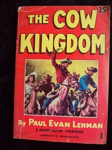 EL REINO DE LAS VACAS PAUL EVAN LEHMAN NOVELA OCCIDENTAL COLECCIONABLE - Imagen 1 de 2