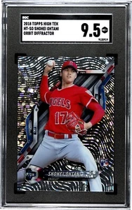 2018 Topps High Tek Orbit Diffraktor #HT-SO Shohei Ohtani SGC 9.5 Rookie RC - Bild 1 von 2
