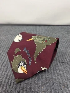 Vintage Save The Children Tie Animals of the World Sarah Age 10 Novelty Tie - Picture 1 of 7