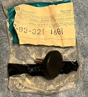 Corvette Deck Lid Rubber Stop Bumper - 1968-75 - NOS GM# 3948108 - Image 1 of 4