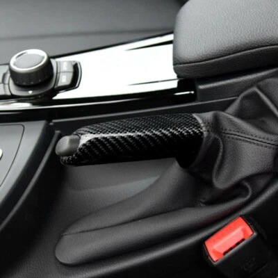 Carbon Fiber Handbrake Grip E-Brake for Accessories BMW 1 2 3 4 Series F30 EAH - Image 1 of 4
