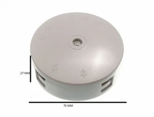 Elektrischer Abzweigklemmenkasten 20 Ampere 250V 4 Klemmen 75mm Durchmesser 3er Pack - Bild 1 von 1
