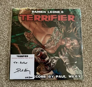 Terrifier Score Movie Soundtrack 180g Vinyl #249 Of 500 Signed by Paul Wiley New - Picture 1 of 2