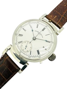 Vacheron & Constantin Geneve Chronograph Converted Pocket Movement to Wristwatch - Picture 1 of 12