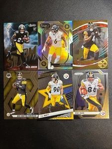 Steelers Lot Johnson RC, TJ Watt, Roethlisberger, Queen Silver Die Cut - Bild 1 von 7