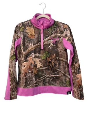 Pullover TrueTimber Talla Pequeña 1/4 Cremallera Camuflaje Caza Vellón Exterior Foto 1 de 4