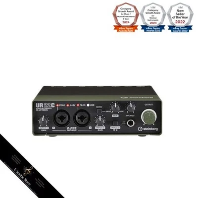 Steinberg USB3.0 Audio Interface 32bit/192kHz Green UR22C GNJapan Brand New - Image 1 of 4