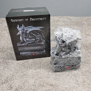 Dwk Guardian of Bibliophles Dragon Statue Open Box - Bild 1 von 13