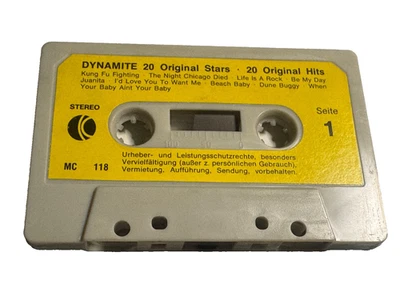 DYNAMITE - 20 ORIGINAL Stars & Hits - MC Kassette K-tel MC 118 - Bild 1 von 4