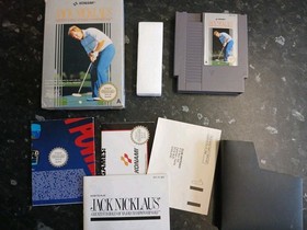 Jack Nicklaus Golf Game-Nintendo Entertainment System NES-Boxed with manual 