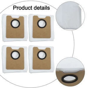 Efficient Filtration Dust Bags for TAB Fairy 10 Robot Vacuums Set of 4 - Picture 1 of 12