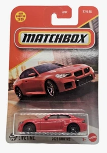 2023 BMW M2 (G87) 2-TÜRER COUPE NEU IM KARTON DRUCKGUSS ROT MATCHBOX MATTEL AUTOMODELL GESCHENK - Bild 1 von 7