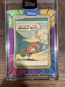 2025 Topps Disney Mint 1/1 Scrooge Mcduck Comic Cut - Picture 1 of 2