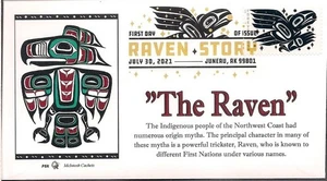 Raven Story FDC w/ DCP- LAST ONE - McIntosh Cachets - Picture 1 of 1
