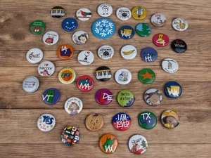 Lotto di 42 spille ragazza americana - Foto 1 di 1