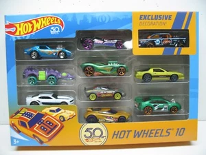 2018 HOT WHEELS 50TH ANNIVERSARY 10 PACK '55 GASSER AMAZON EXCLUSIVE PAINT #2 - Picture 1 of 4