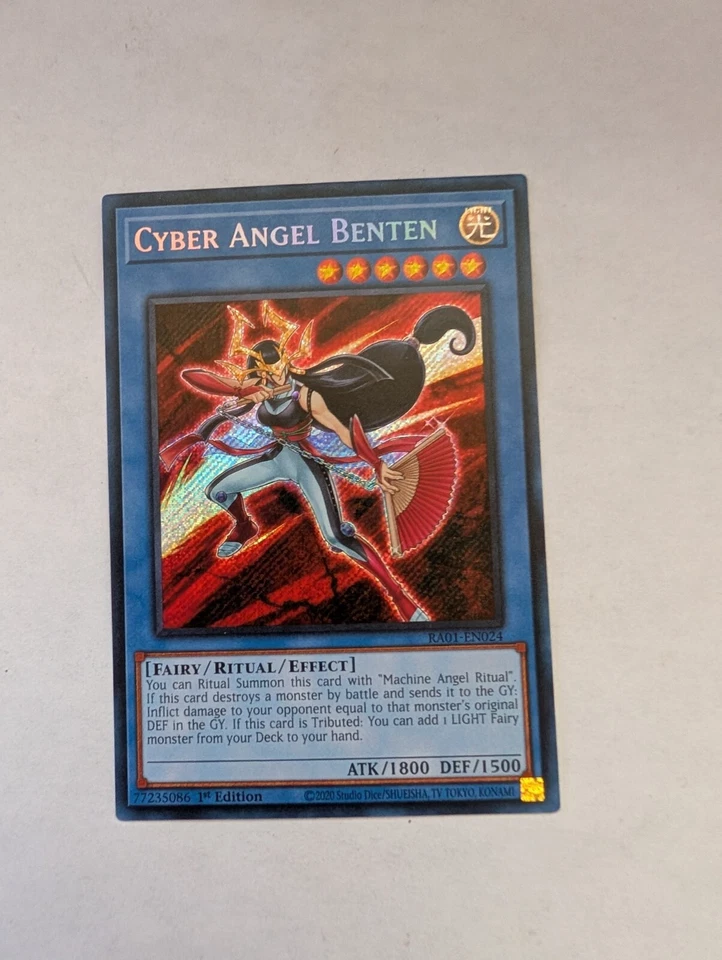 Cyber Angel Benten RA01-EN024 1st Edition Secret Rare NM - Image 1 of 1