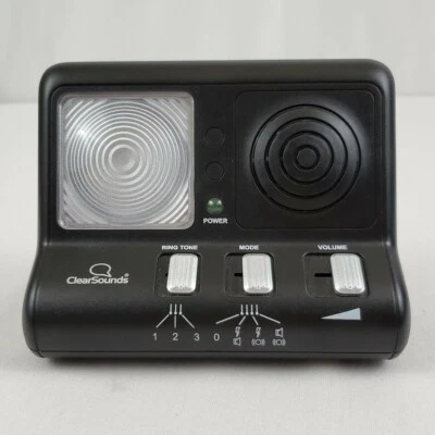 Señalizador de anillo de teléfono amplificado ClearRing CS-CR200 audífono CLEAR SOUNDS Foto 1 de 4
