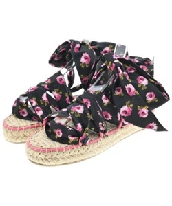 PRADA Espadrilles BlackxPink(Flower Pattern) EU35(Approx. 21.5cm) 2200547531267 - Picture 1 of 8