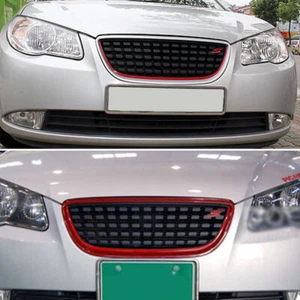 Front Hood Sports Grille For 2007 2010 Hyundai Elantra HD - Picture 1 of 12