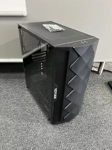 Yeyian Gaming PC Gehäuse Abyss 2500, Schwarz Hartglas RGB Lüfter mit Controller - Bild 1 von 9