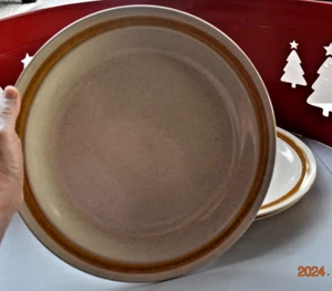 3 ~ Family Table ALL SEASONS 12 1/8" Chop, Dinner Plate Stoneware VTG 1970 - Picture 1 of 5