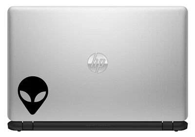 Pegatina/calcomanía de vinilo personalizada Alien Head - OVNI Flying Saucer Space Foto 1 de 3