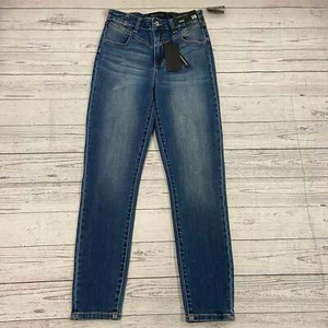 Kendall Kylie Sultry Ultra High Rise Denim Blue Skinny Jean Woman’s Size 28 NEW - Picture 1 of 7