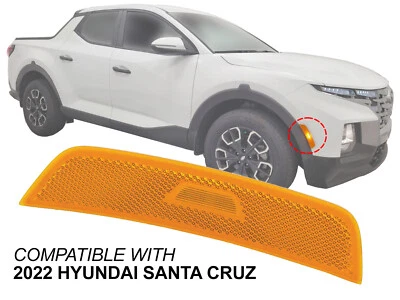 Lâmpada repetidora lateral LED frontal 2022 Hyundai Santa Cruz lado direito 92302K5000 - Imagem 1 de 3