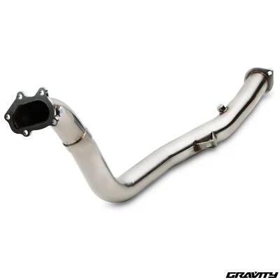 SCARICO INOX 3" DE CAT DECAT DOWNPIPE PER SUBARU IMPREZA NEWAGE WRX STI GDA - Immagine 1 di 4