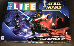 STAR WARS The Game of Life A Jedi's Path Edition Board Game 2002 100% Complete