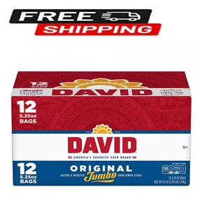 David Jumbo Sunflower Seeds (5.25 oz., 12 ct.) Great Price - Picture 1 of 7