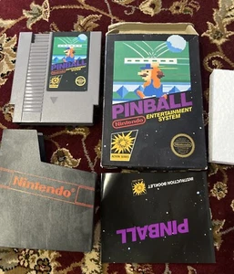 Pinball (1985, NES) in Box, 5-Screw, Hang Tab - Picture 1 of 5