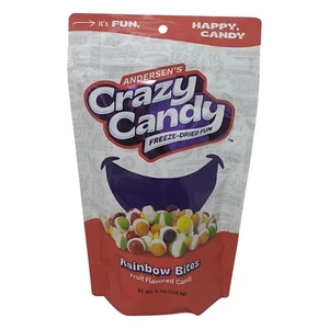 Anderson's Crazy Candy Freeze-Dried Rainbow Bites - 5.1 oz Bag! - Picture 1 of 3