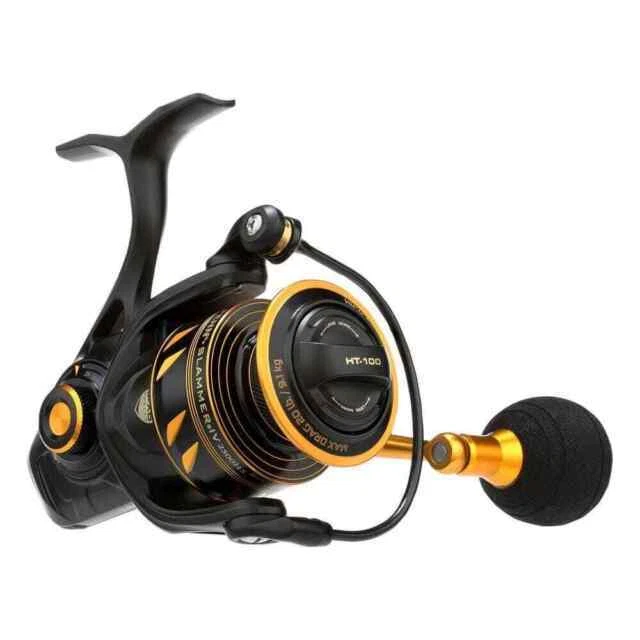 Penn SLAIV2500HS Spinning Reel - Black/Gold