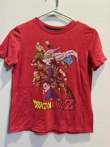 Old Navy Dragon Ball Z T-Shirt - Red Graphic Tee for Fans - Picture 1 of 2