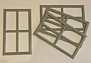 4 inserti di ricambio pannello corto Amarr Stockton per porte garage Amarr grigio fai da te - Foto 1 di 4